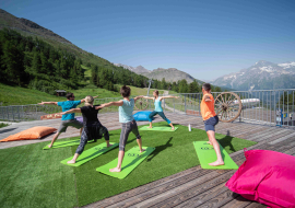 Yoga at altitude