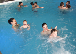 Chamrousse parent-child spa pool