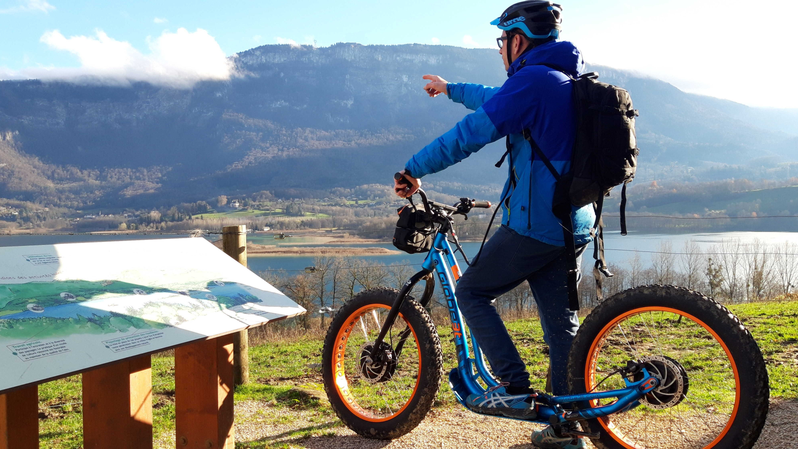 Balade en trottinette électrique tout terrain