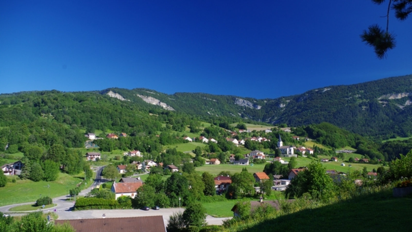 vue village des Géorennes