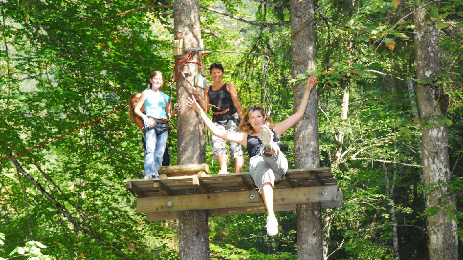 Aventure Parc avec Cascade Aventure à Morzine