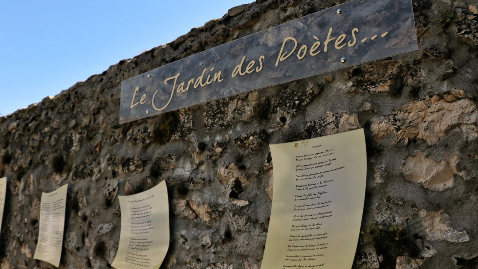 Jardin des poètes - Morestel - Balcons du Dauphiné