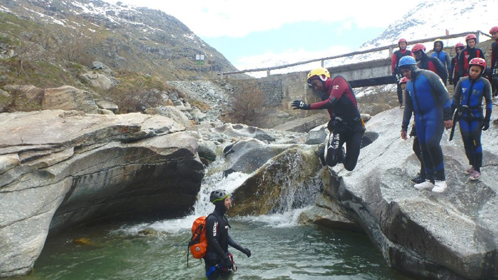 Canyoning with the Maison des Guides de Val Cenis