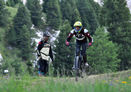 Sortie entre amis sur le bike park