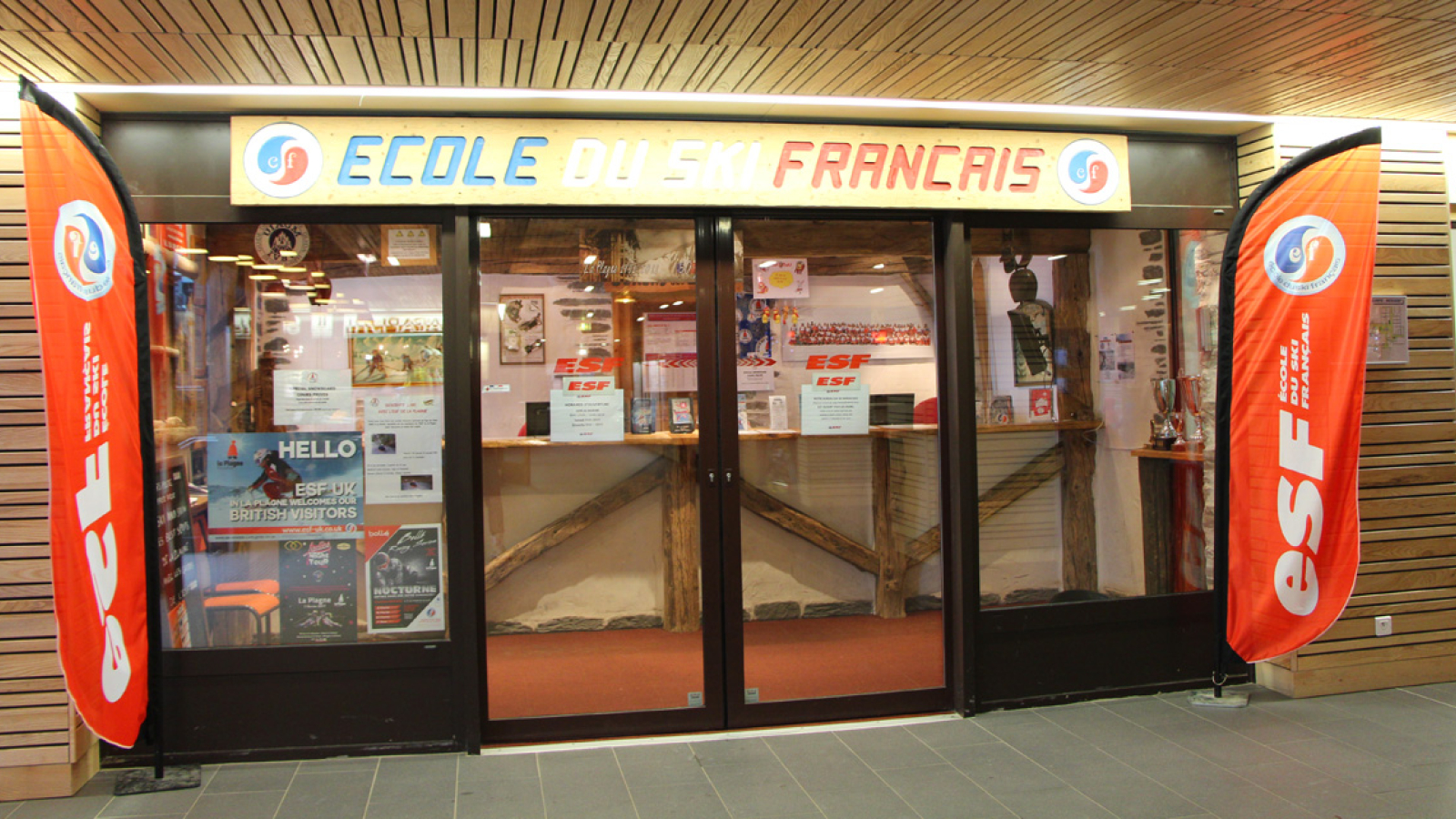 Entrée ESF Plagne Centre