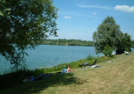 Pêche sur le lac de Cormoranche