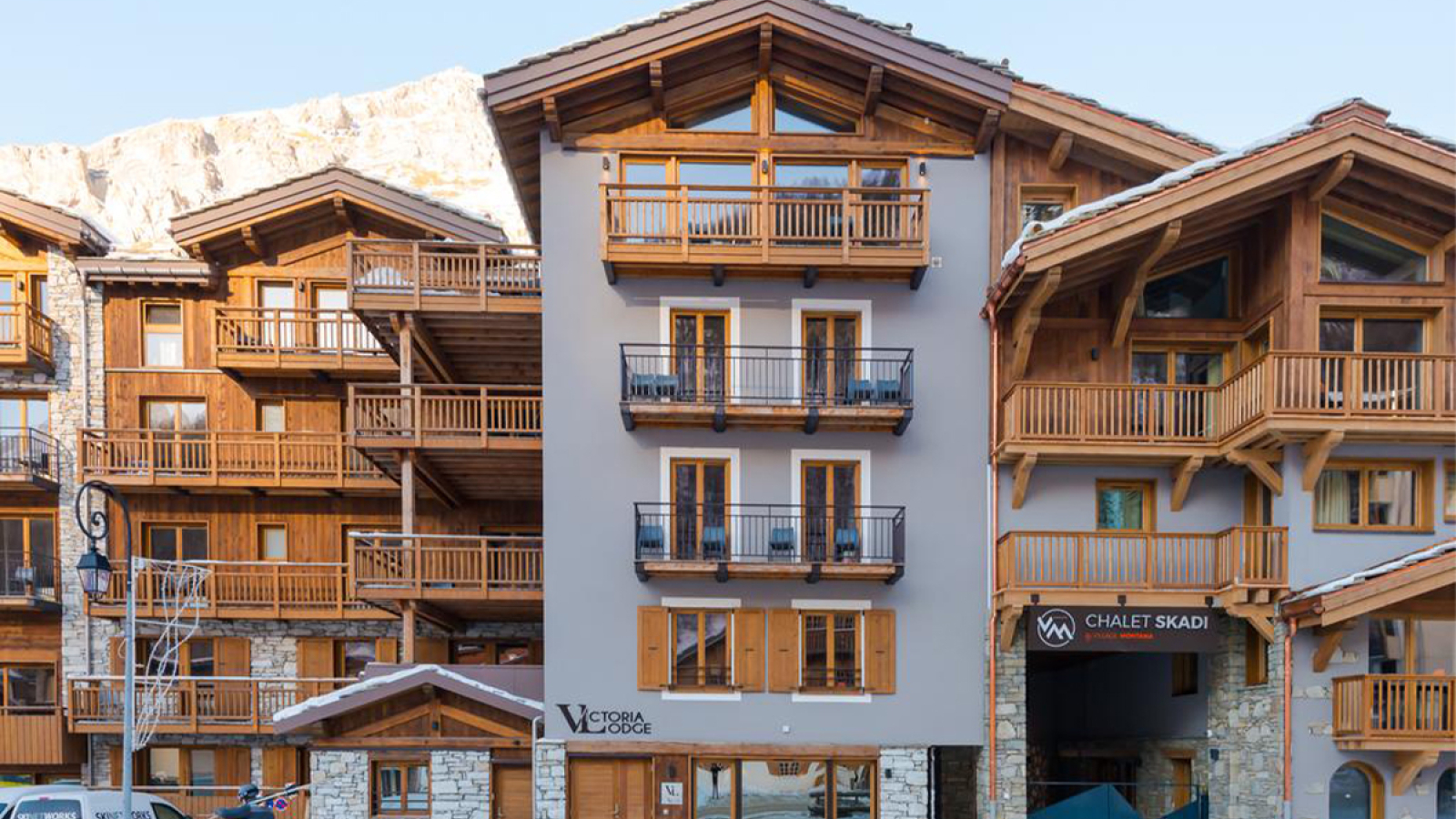 Façade hiver - Victoria Lodge, Friendly Hôtel Val d'Isère