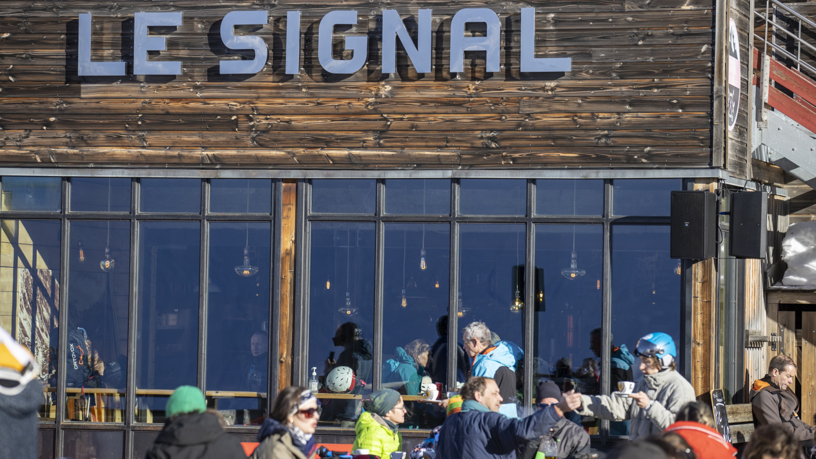 Façade extérieure - restaurant Le Signal Val d'Isère