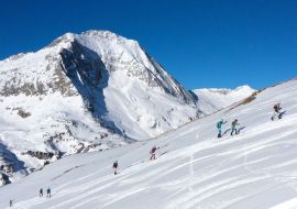 Skieurs de randonnée à Aussois