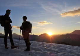 Glacier hike with the Savoie Maurienne Guides office