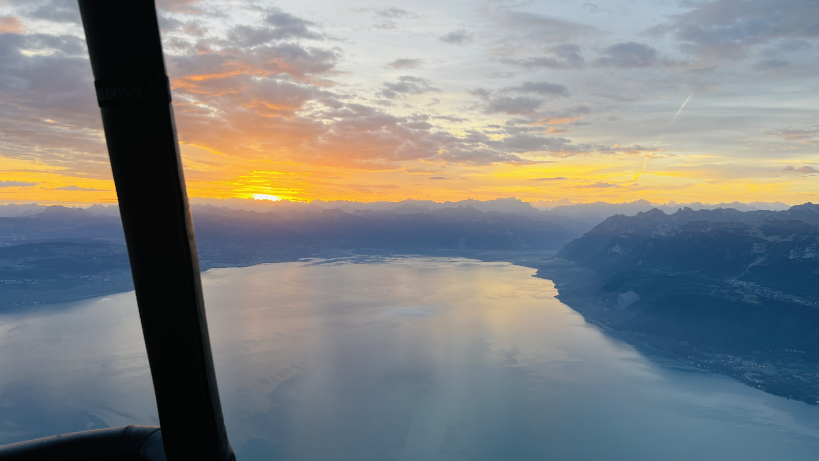 Au départ d'Evian