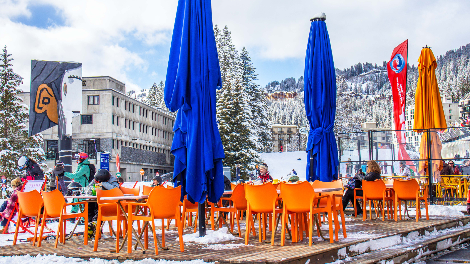 Terrasse hiver du restaurant