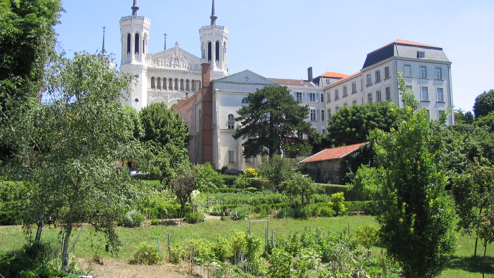 Jardins à Fourvière