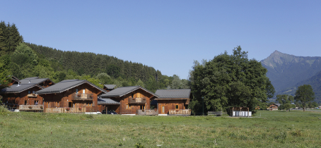 les chalets en été