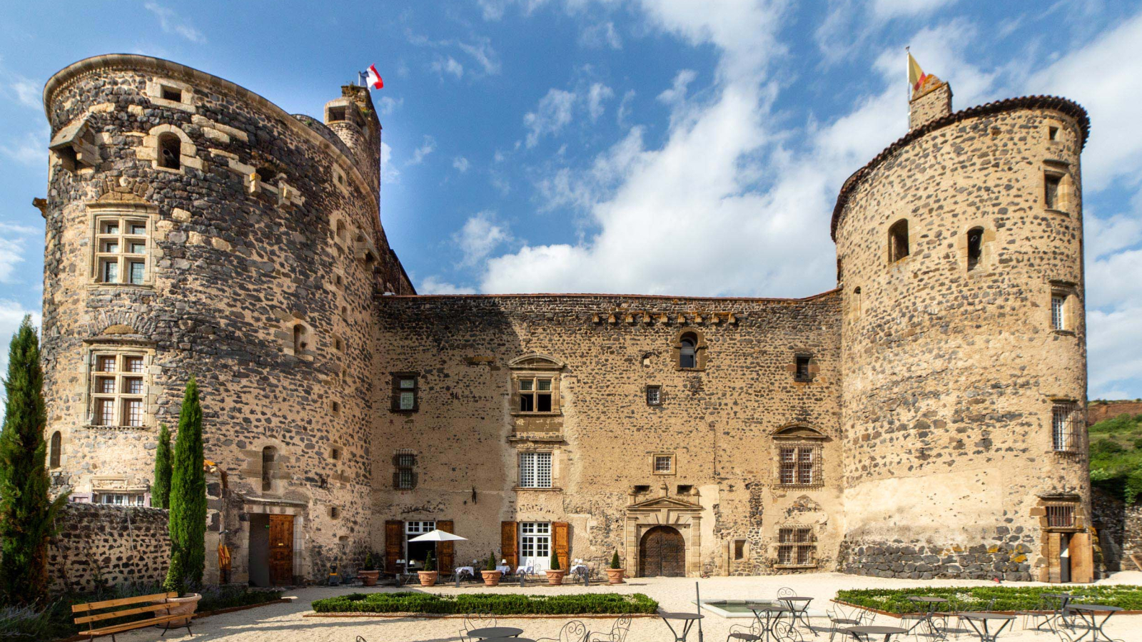 Forteresse de Saint Vidal - Façade Sud