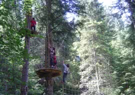 parcours accrobranche - clubs enfants