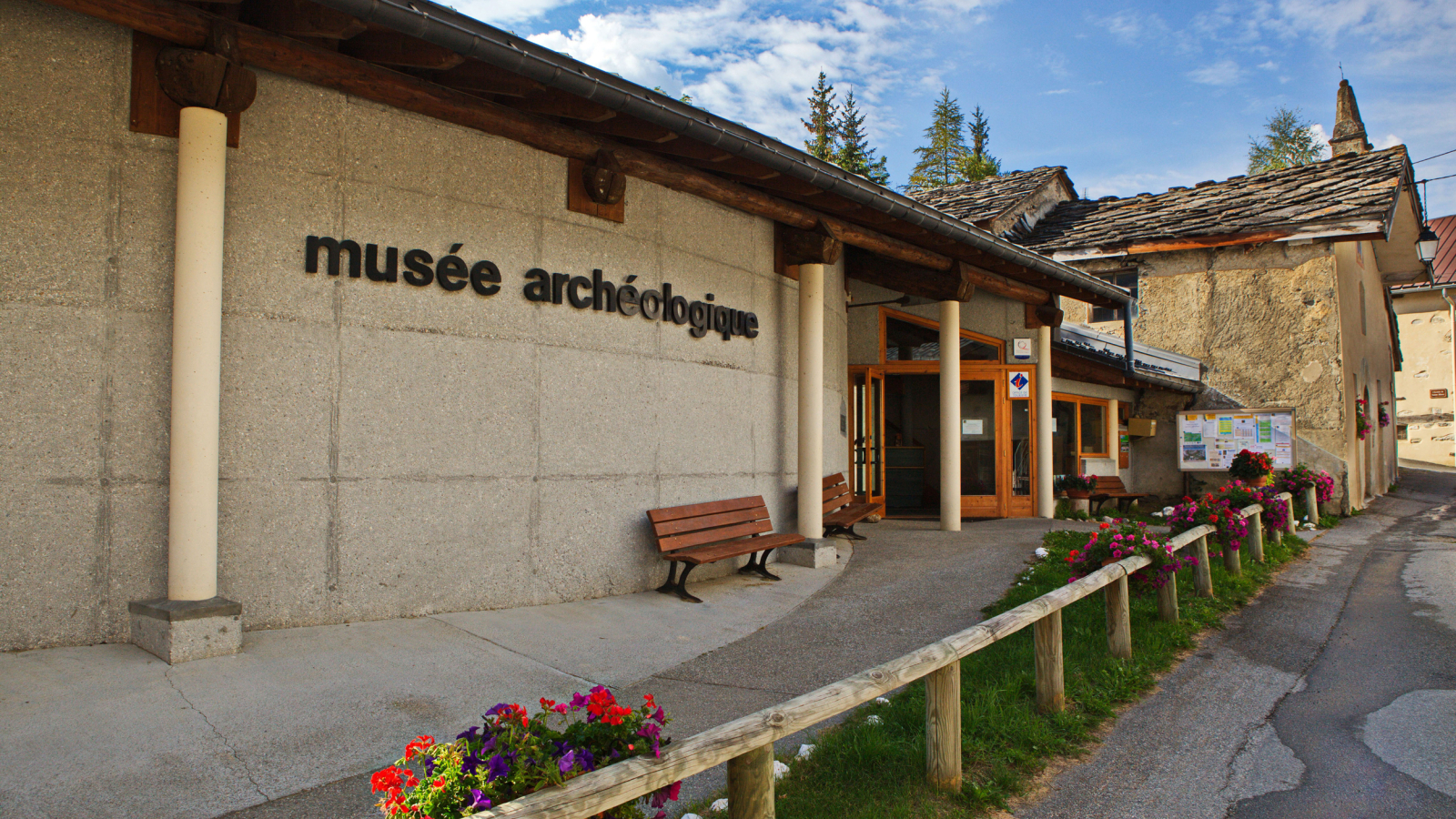 Vue extérieure du Musée d'Archéologie de Val Cenis-Sollières