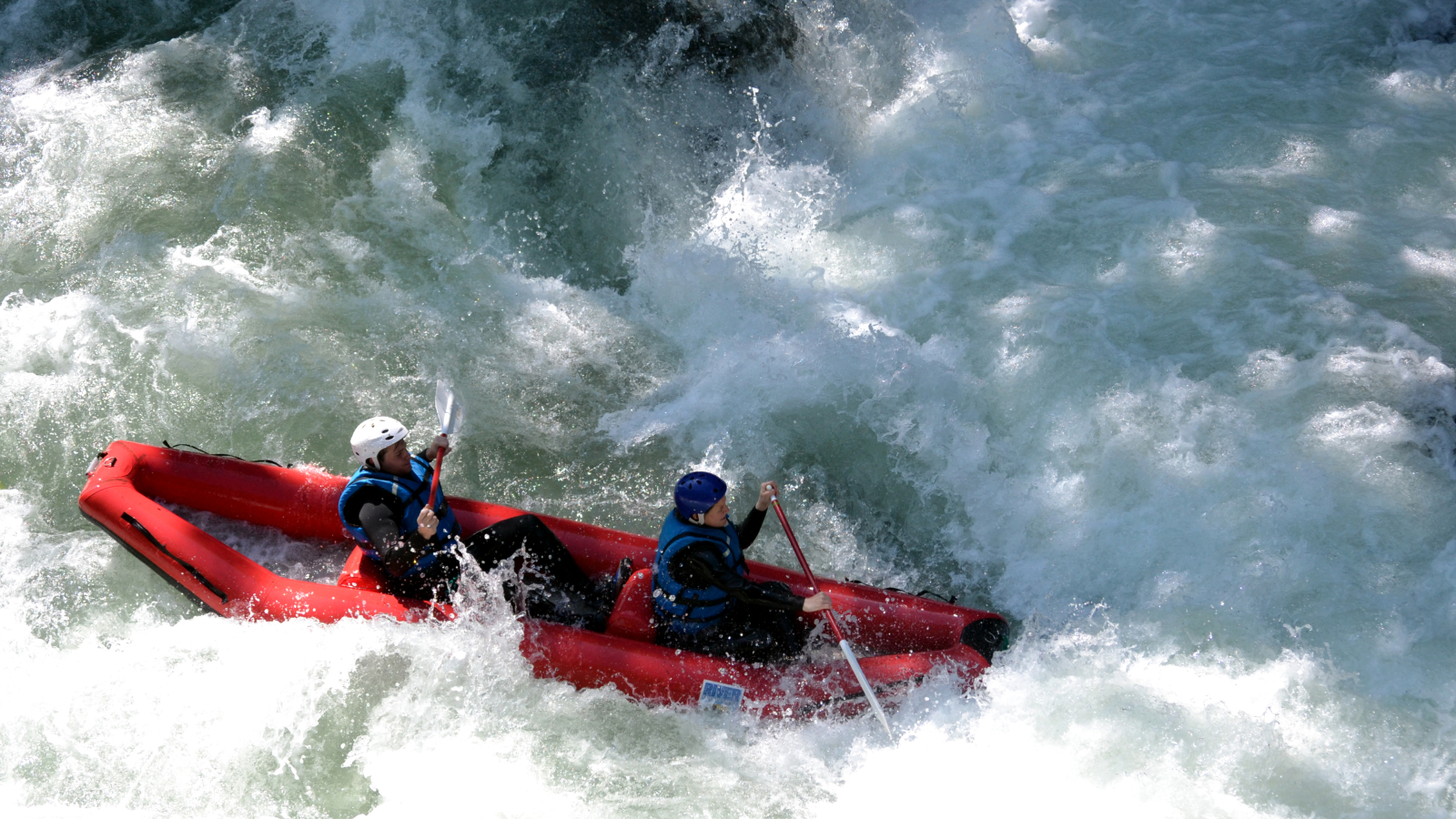 Activité encadrée par Frogs Rafting