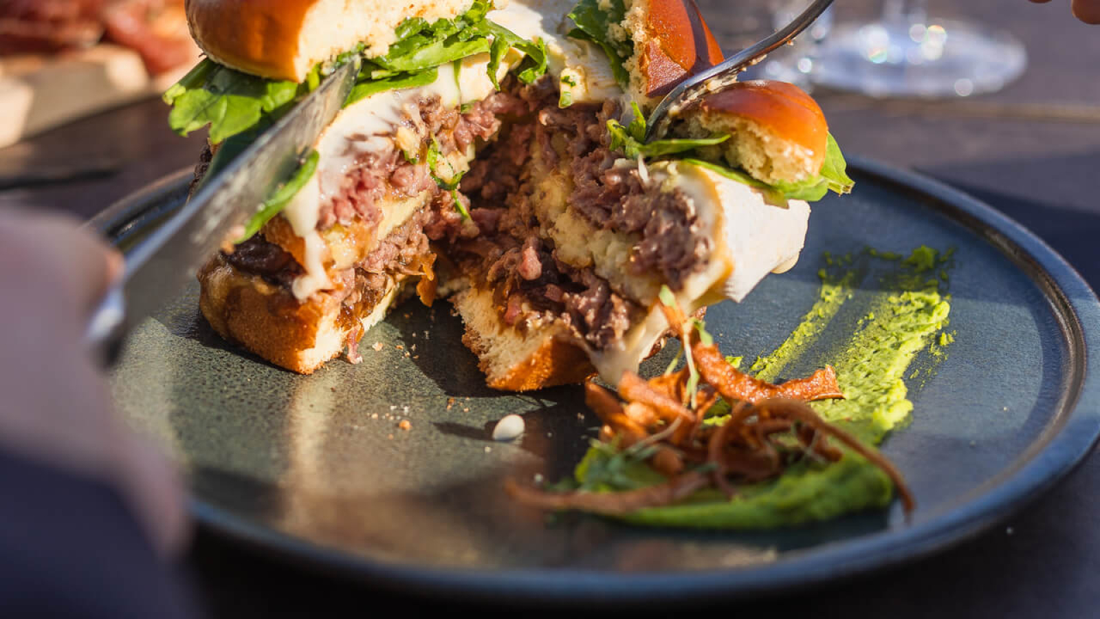 Burger paysan double