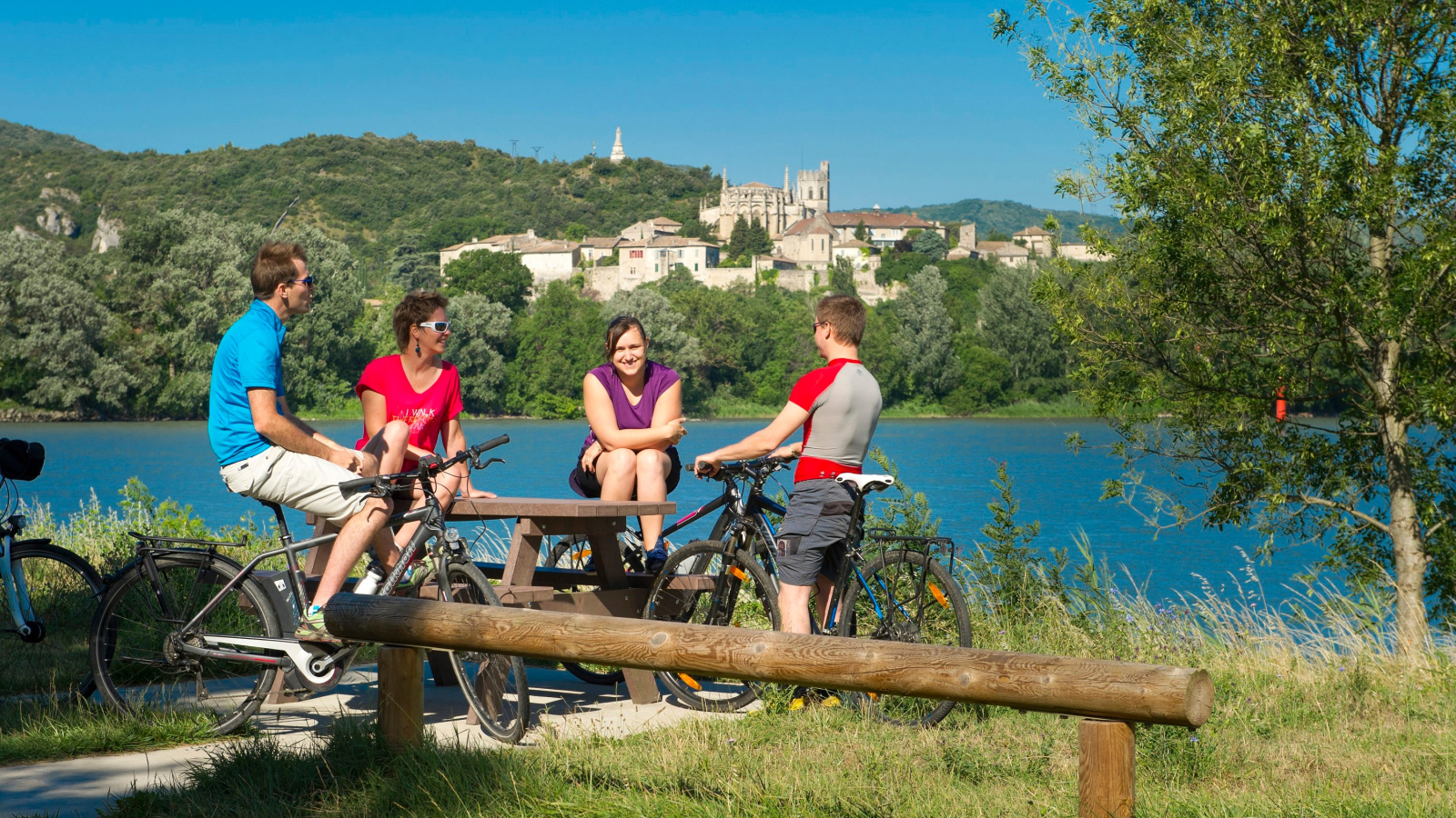 Pause vélo à Viviers