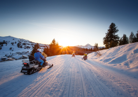 La motoneige comme si vous étiez dans le Grand Nord Canadien