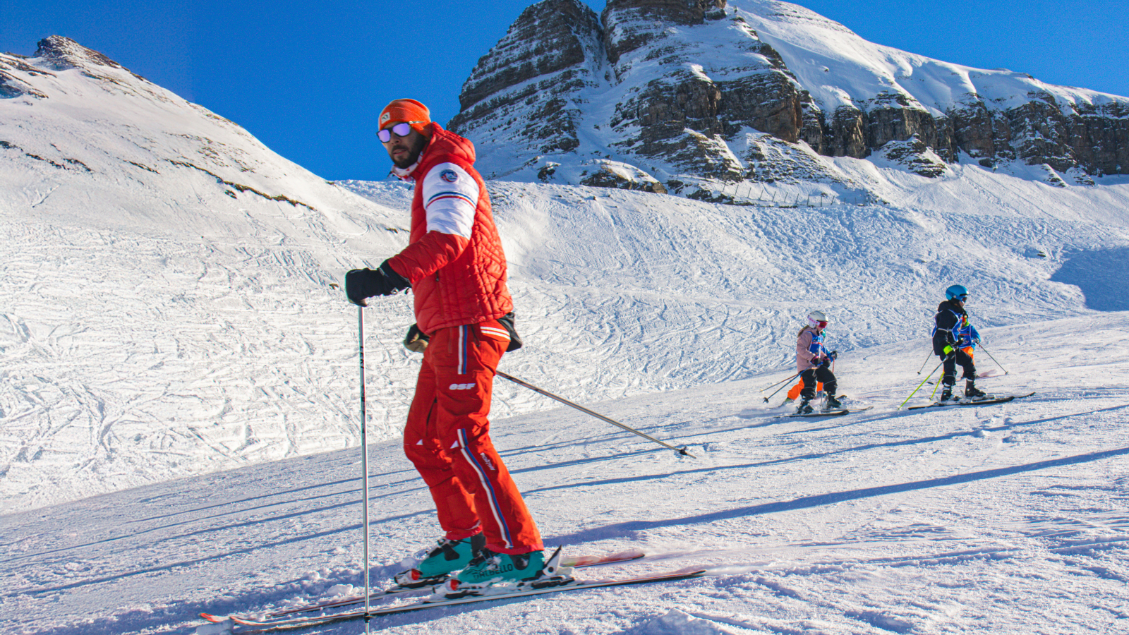 Découverte du domaine skiable avec l'ESF