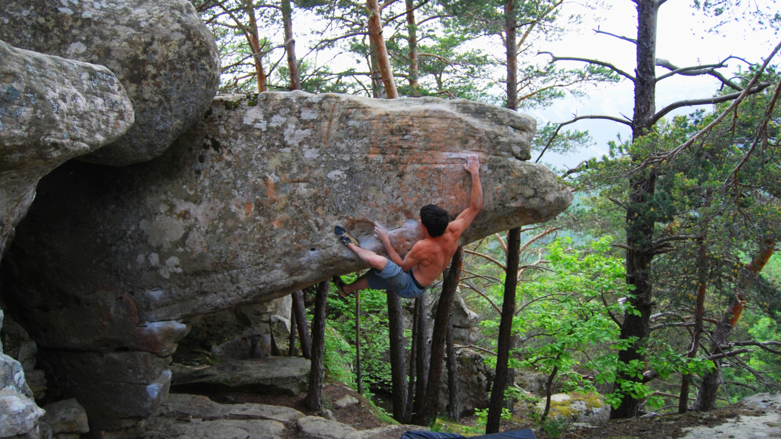 Escalade bloc Rioupéroux