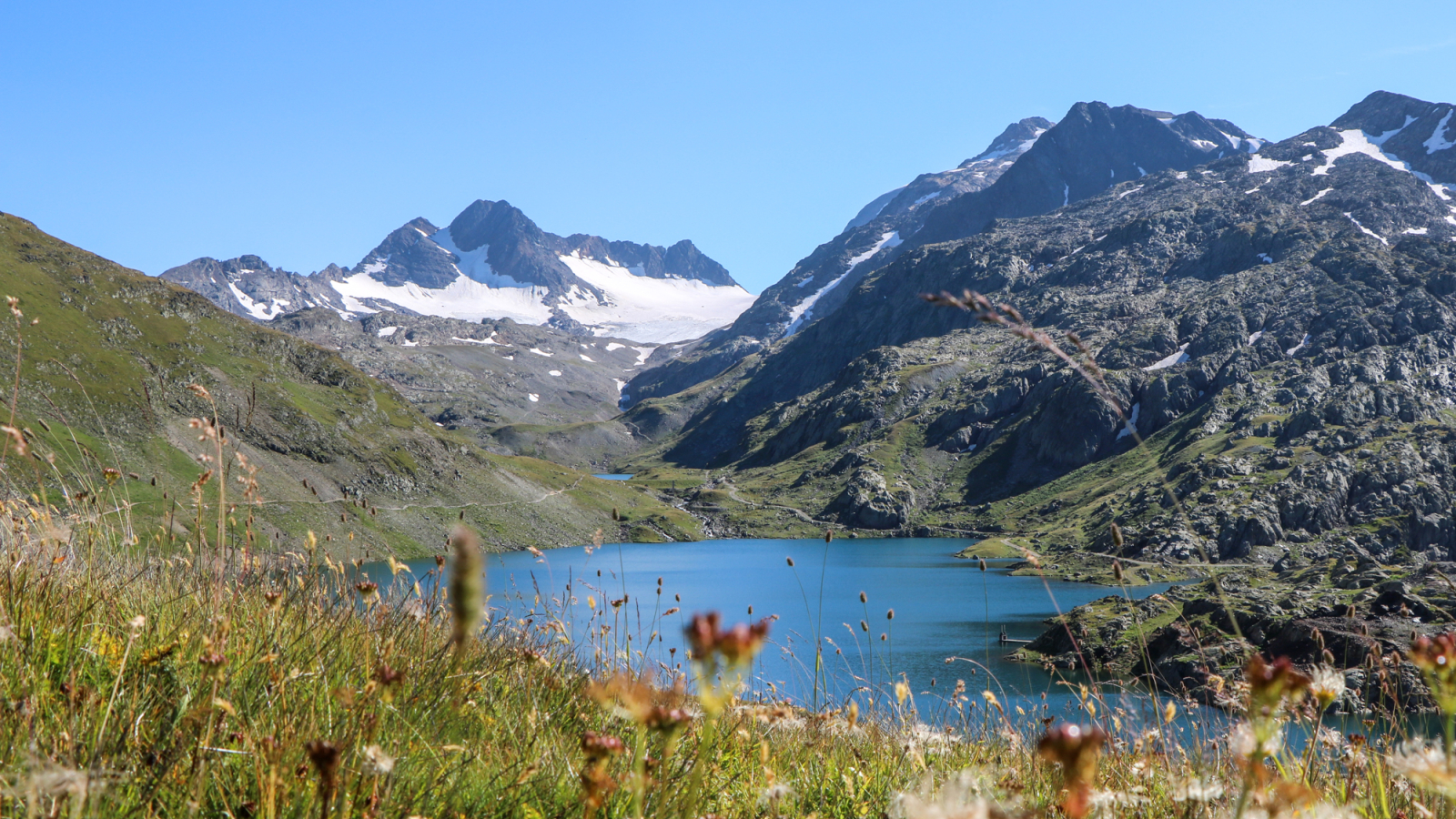 Les Trois lacs et glacier de Saint Sorlin