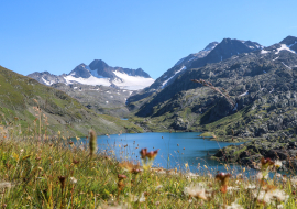 Les Trois lacs et glacier de Saint Sorlin