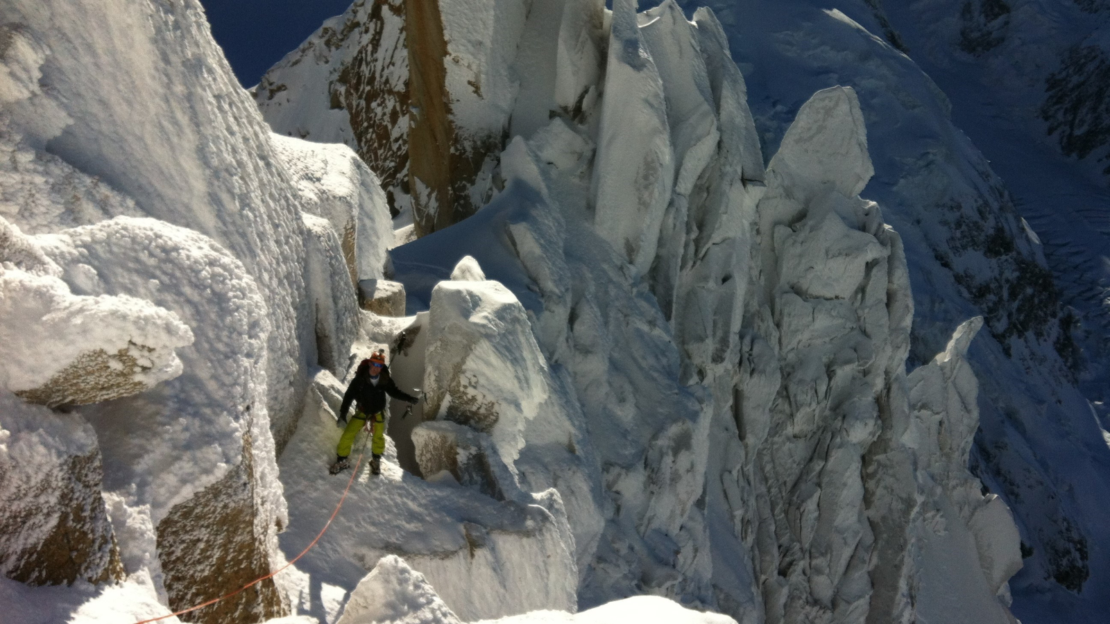 ESCALADE en HIVER