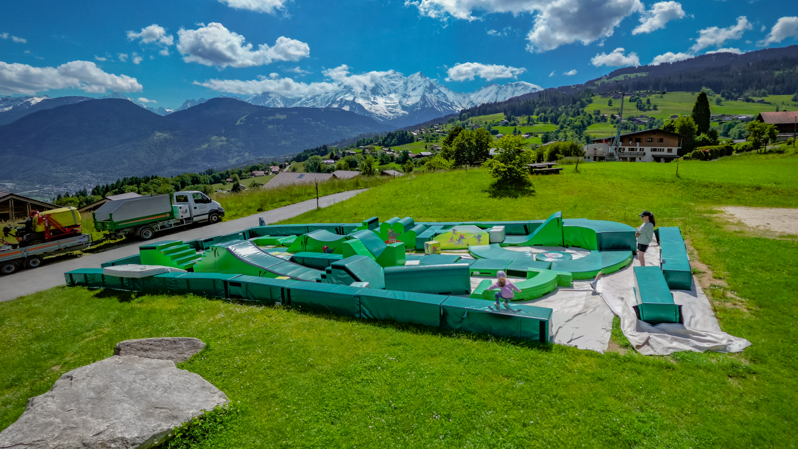 Tanière de tilou avec enfants et vue Mont-Blanc