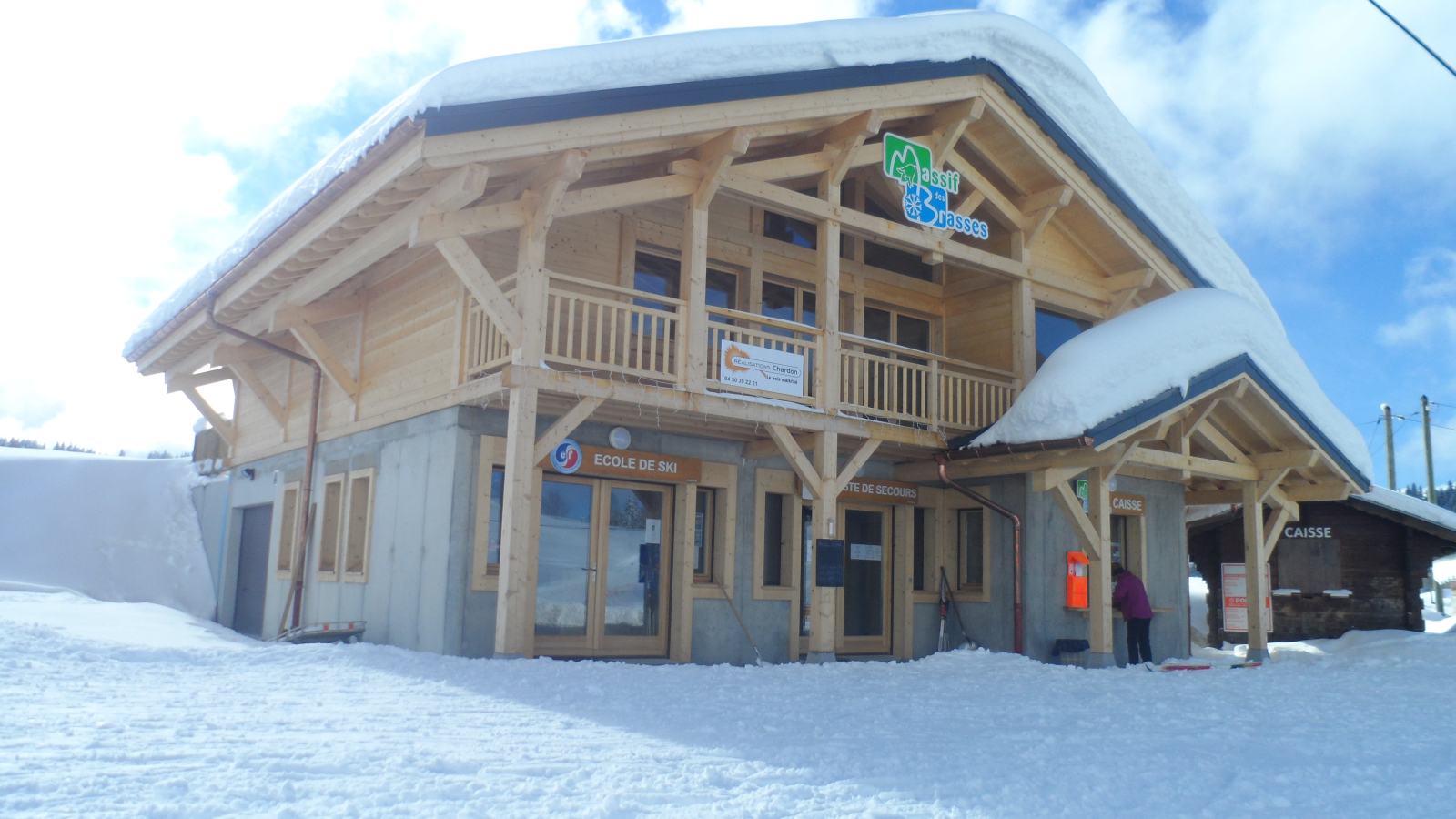 Caisse du site nordique de Plaine Joux, station Massif des Brasses