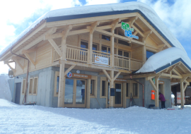 Caisse du site nordique de Plaine Joux, station Massif des Brasses