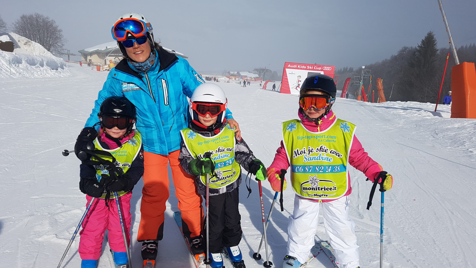 cours de ski privés pour enfants