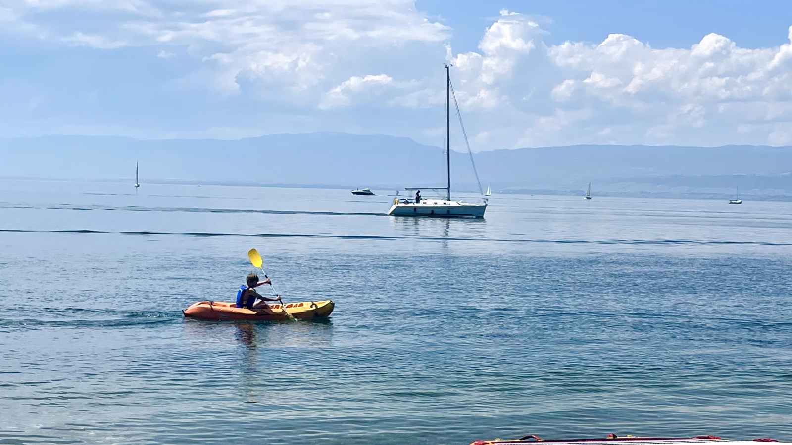 Paddle sur la plage