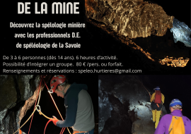 Le Grand FIlon - La traversée de la mine - Spéléologie Maurienne Belledonne