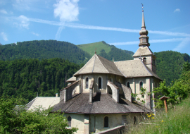 Abbey of Abondance in summer