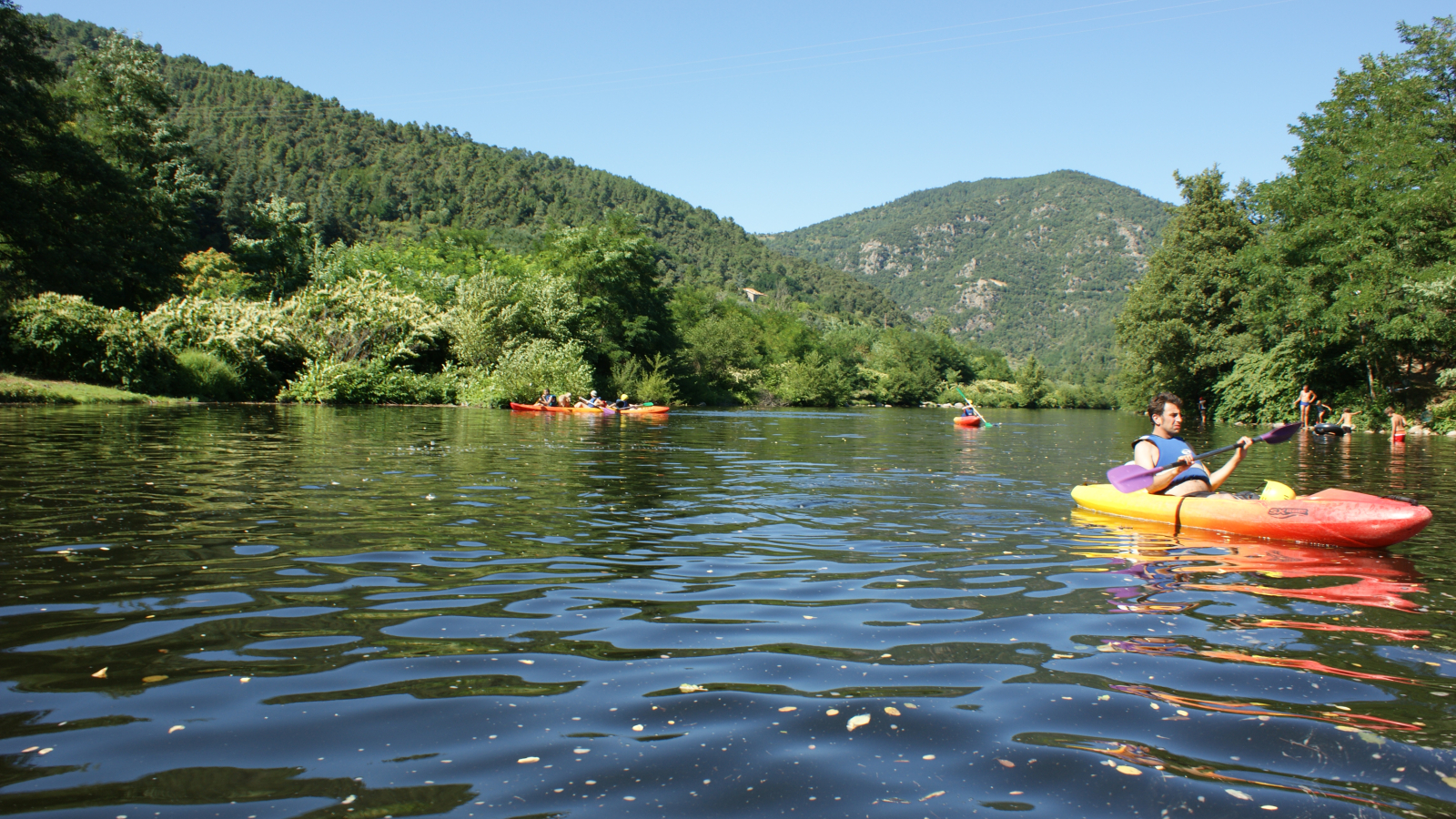 activité sur la rivière