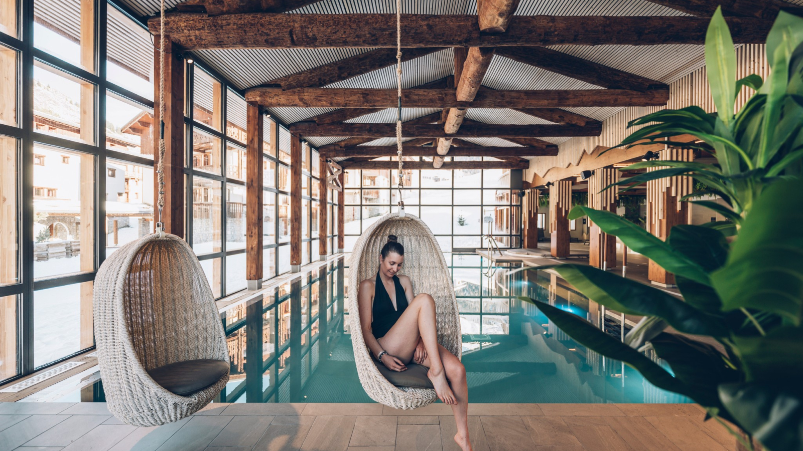 Swimming pool and relaxation area