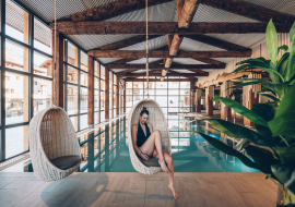 Swimming pool and relaxation area