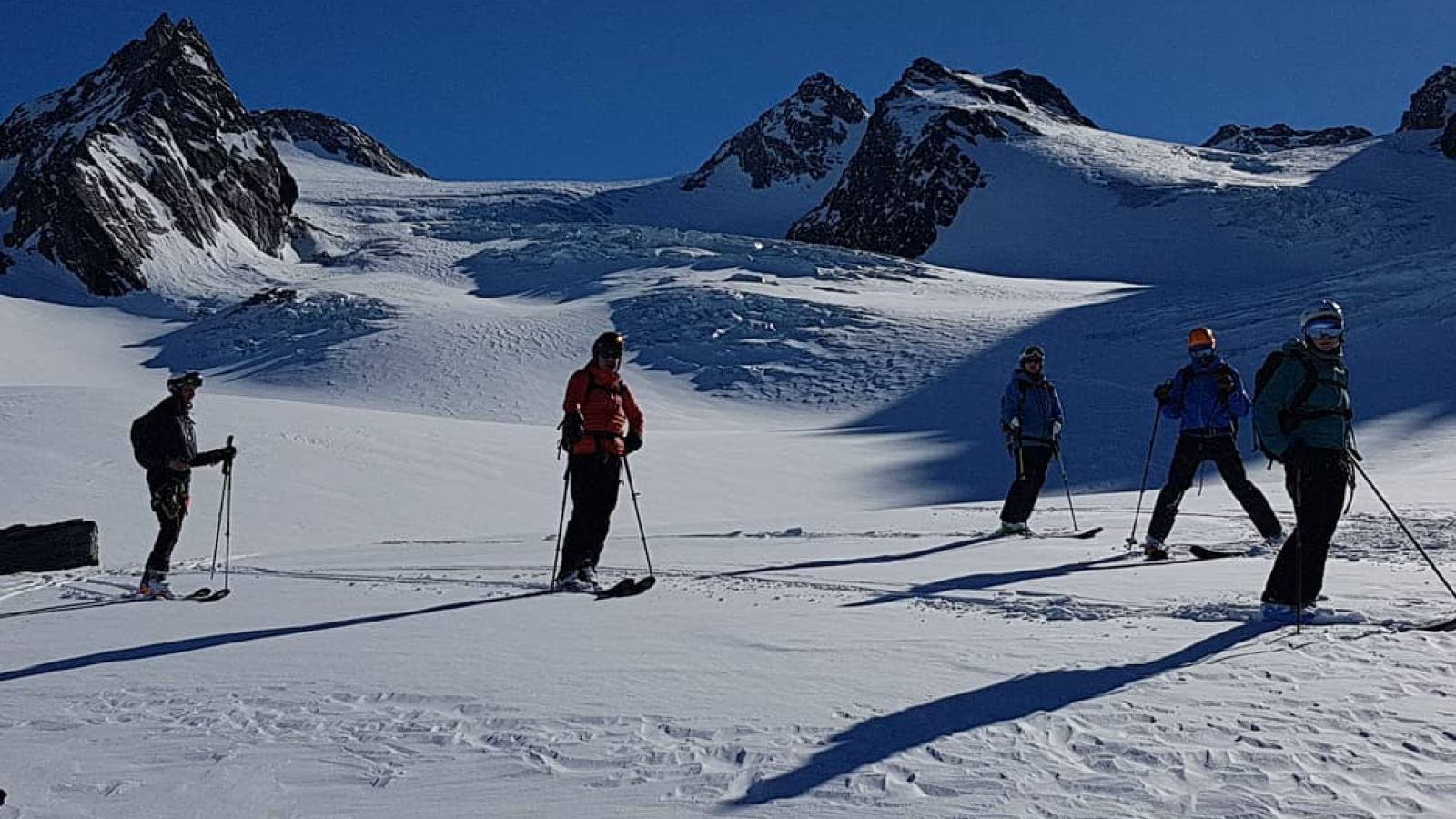 Ski de randonnée et ski hors piste avec Guide de Haute Montagne Yves Astier à Val d'Isère en hiver