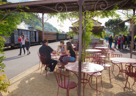 Au Viv'Arrêt_snack du Train de l'Ardèche