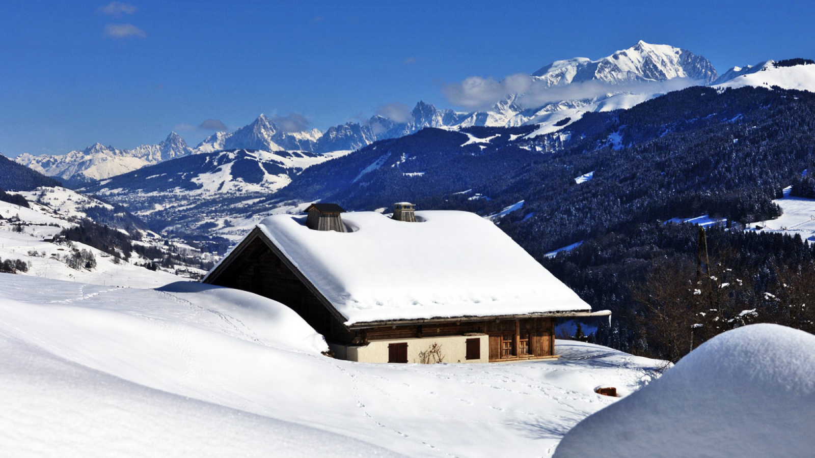 Paysage du Val d'Arly Mont-Blanc