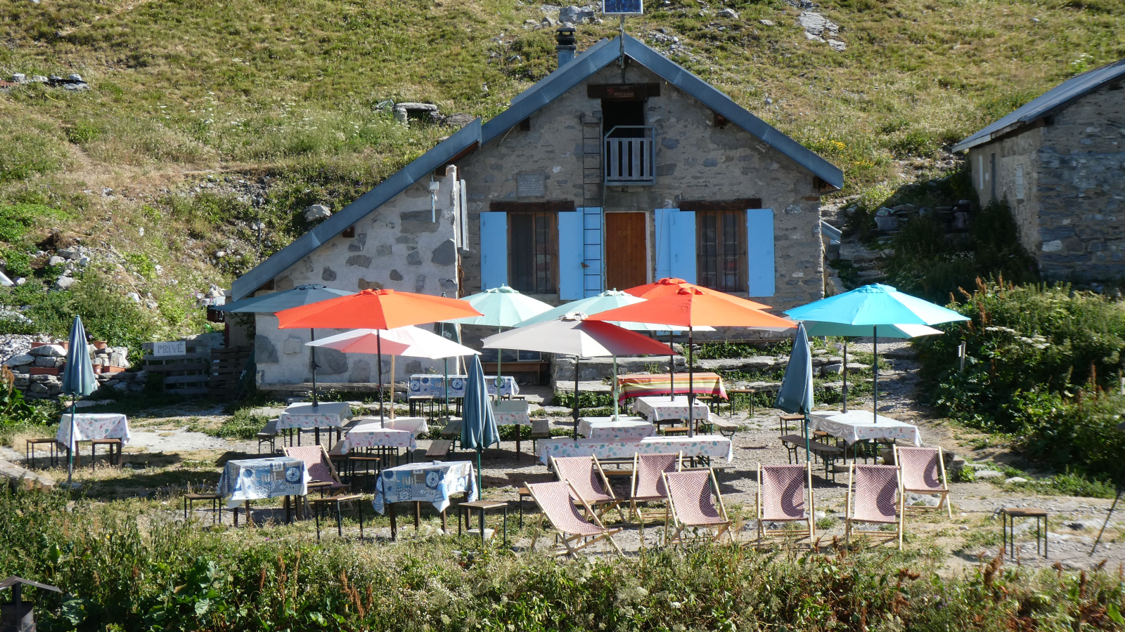 Terrasse du refuge