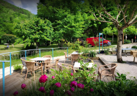 Terrasse face riviere