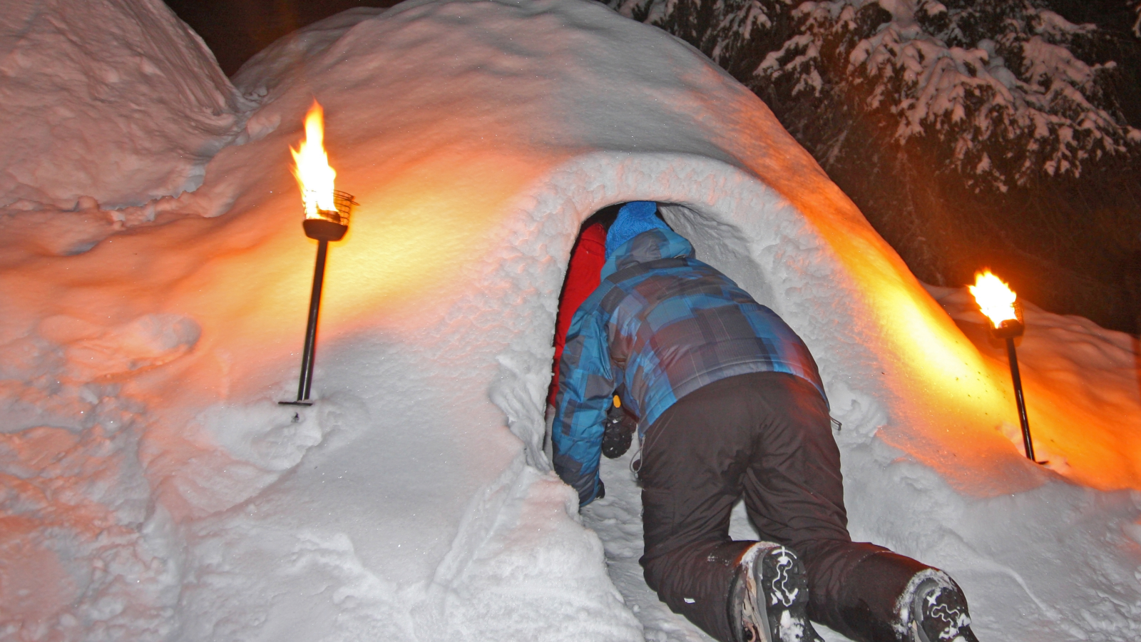 Une soirée givrée à Courchevel