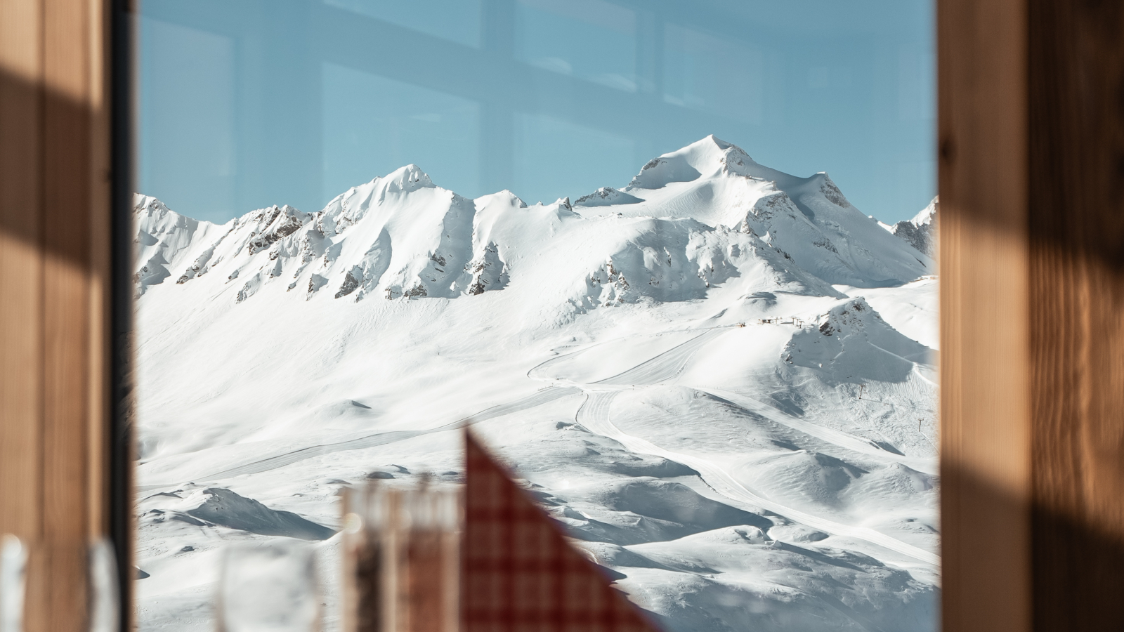 Vue depuis restaurant Cocotte - Val d'Isère