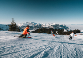 Skiing at the Grand Massif!