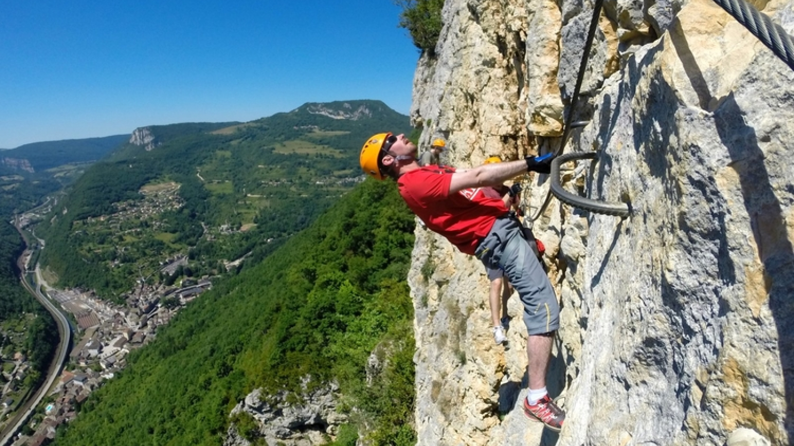 via ferrata Guinguette Bugey Équilibre Vertical