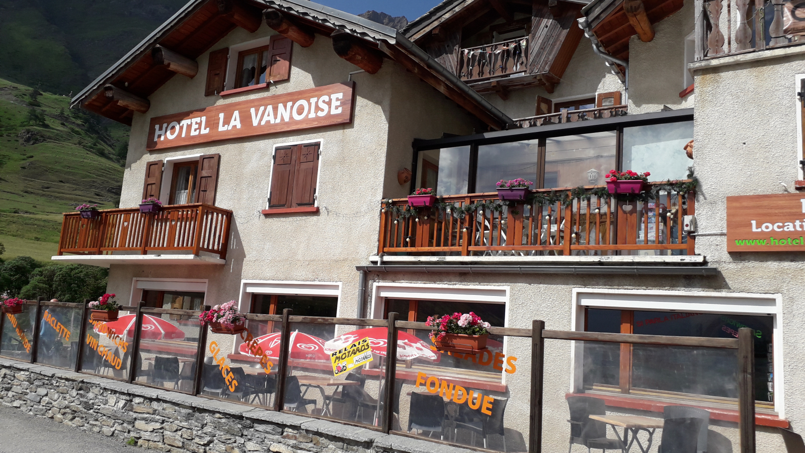 à Bessans, le bar-restaurant la Vanoise